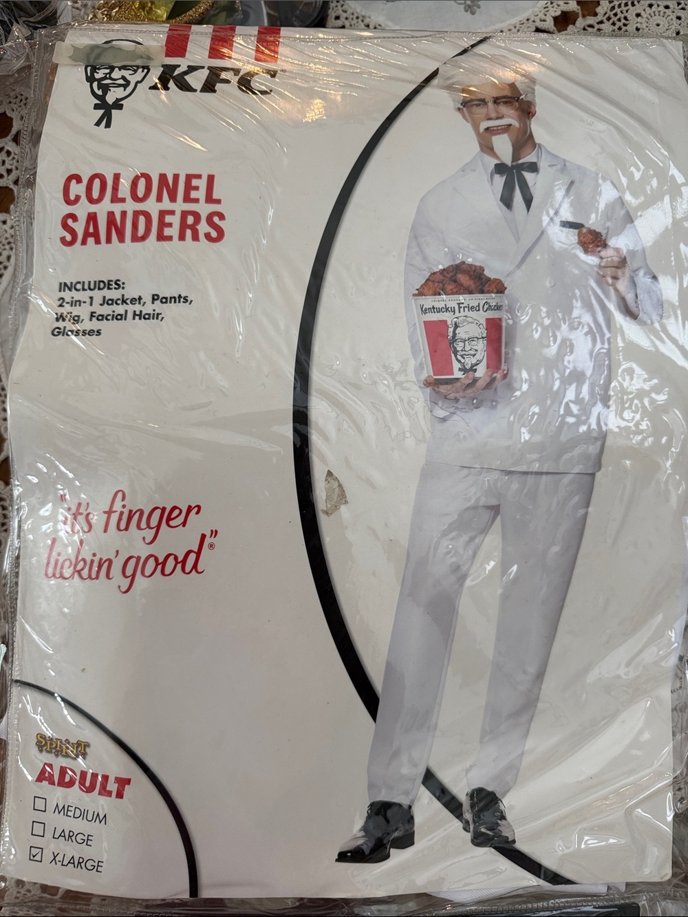 Colonel Sanders Men’s White Costume Pants